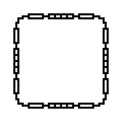 pixel square frame
