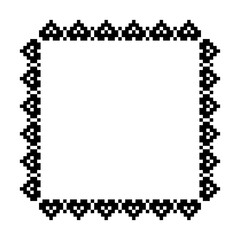 pixel square frame
