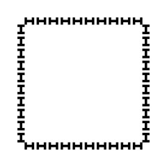 pixel square frame
