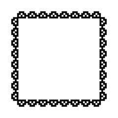 pixel square frame

