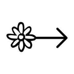 flower arrow

