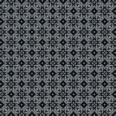 Square Shape Gray Black White Texture Textile Tiles Wallpaper Graphics Art Illustration Textile Tiles Background Art Interior Geometrical Design pattern