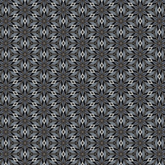 Floral Shaped Gray Texture Textile Tiles Background Wallpaper Graphics Decorative Laminates Element Print Art Backdrop Banner Interior Design Wrappring Paper Geometrical Pattern