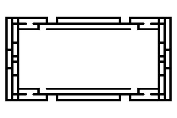 art line rectangle frame
