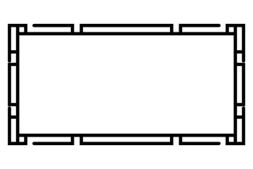 art line rectangle frame

