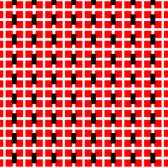 Geometric Square Shaped Black Red White Textured Graphics Wrapping Paper Textile Banner Illustration Art Wallpaper Background Tiles Textile Interior Design Pattern