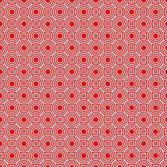 Geometric Circular Shape Red White Texture Background Banner Textile Tiles Backdrop Graphics Decorative Elements Laminates Interior Design Illustration Fashion Backdrop Banner Pattern