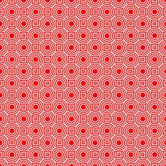 Geometric Circular Shape Red White Texture Background Banner Textile Tiles Backdrop Graphics Decorative Elements Laminates Interior Design Illustration Fashion Backdrop Banner Pattern