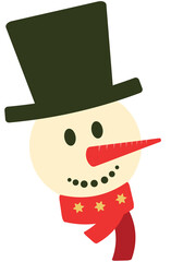 Christmas cartoon elements