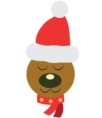 Christmas cartoon elements