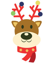 Christmas cartoon elements