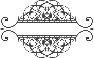 Vintage Decorative Calligraphic Design Element