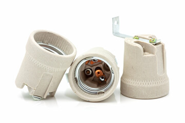 Electric ceramic socket E27