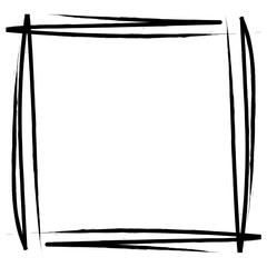 scribble square frame
