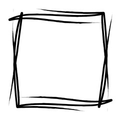 scribble square frame
