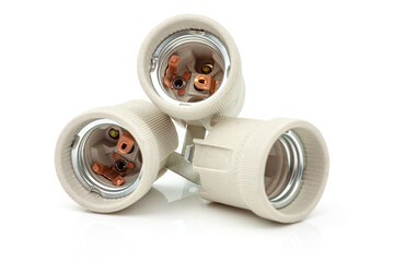 Electric ceramic socket E27