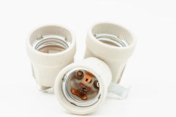 Electric ceramic socket E27