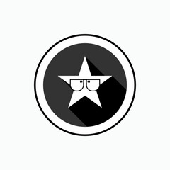 Guest Star Icon. Important Person Symbol - Vector.      