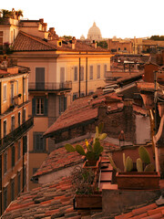 Rome Rooftops - obrazy, fototapety, plakaty