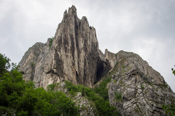 Hiking in magic mountains of Transylvania, Romania