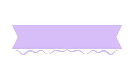 pastel ribbon banner
