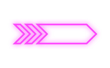 neon modern arrow element
