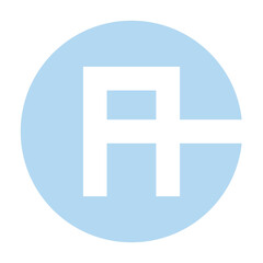 Obraz premium circle pastel alphabet letter 