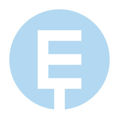 circle pastel alphabet letter
