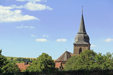 Fototapeta na wymiar Kirche in Oberfranken
