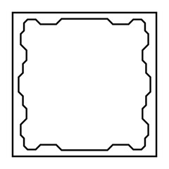 tech art square frame
