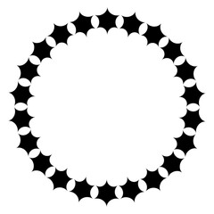 star round frame
