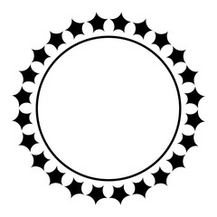 star round frame
