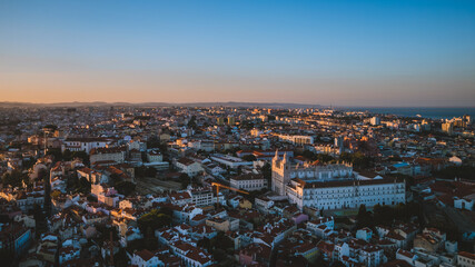 Obraz premium Aerial view of Lisbon, Portugal