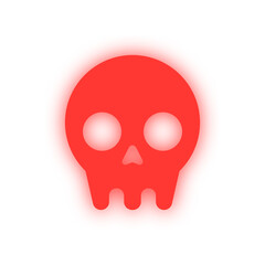 neon skull element
