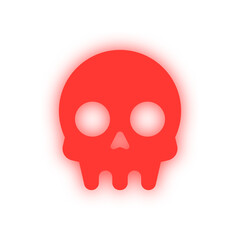 neon skull element
