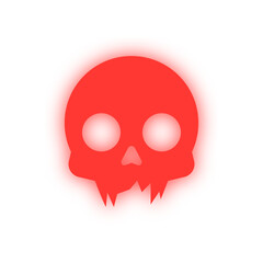 neon skull element
