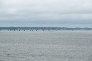 霞ケ浦で盛んな網いけす養殖