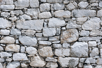 stone wall texture in Serifos, Greece