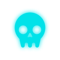 neon skull element
