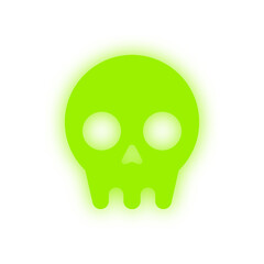 neon skull element
