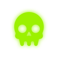neon skull element
