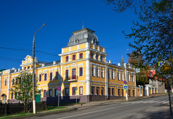 Fototapeta na wymiar Konstantin Ivanov Street in the old town