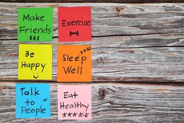 Healthy lifestyle and physical, emotional, mental social and intellectual wellbeing concept....