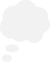Obraz premium Speak bubble or chatting box, thinking sign symbol