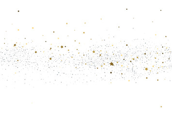 Christmas light gold and light silver glitter confetti texture.