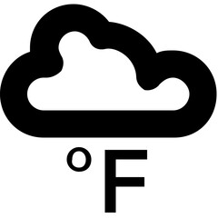 Fahrenheit Vector Icon