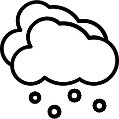 Heavy Raining Vector Icon