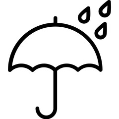 Rain Protection Vector Icon