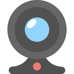 Fototapeta na wymiar Webcam Vector Icon