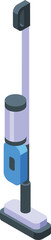 Hand vacuum cleaner icon isometric vector. House cleaner. Heavy steam